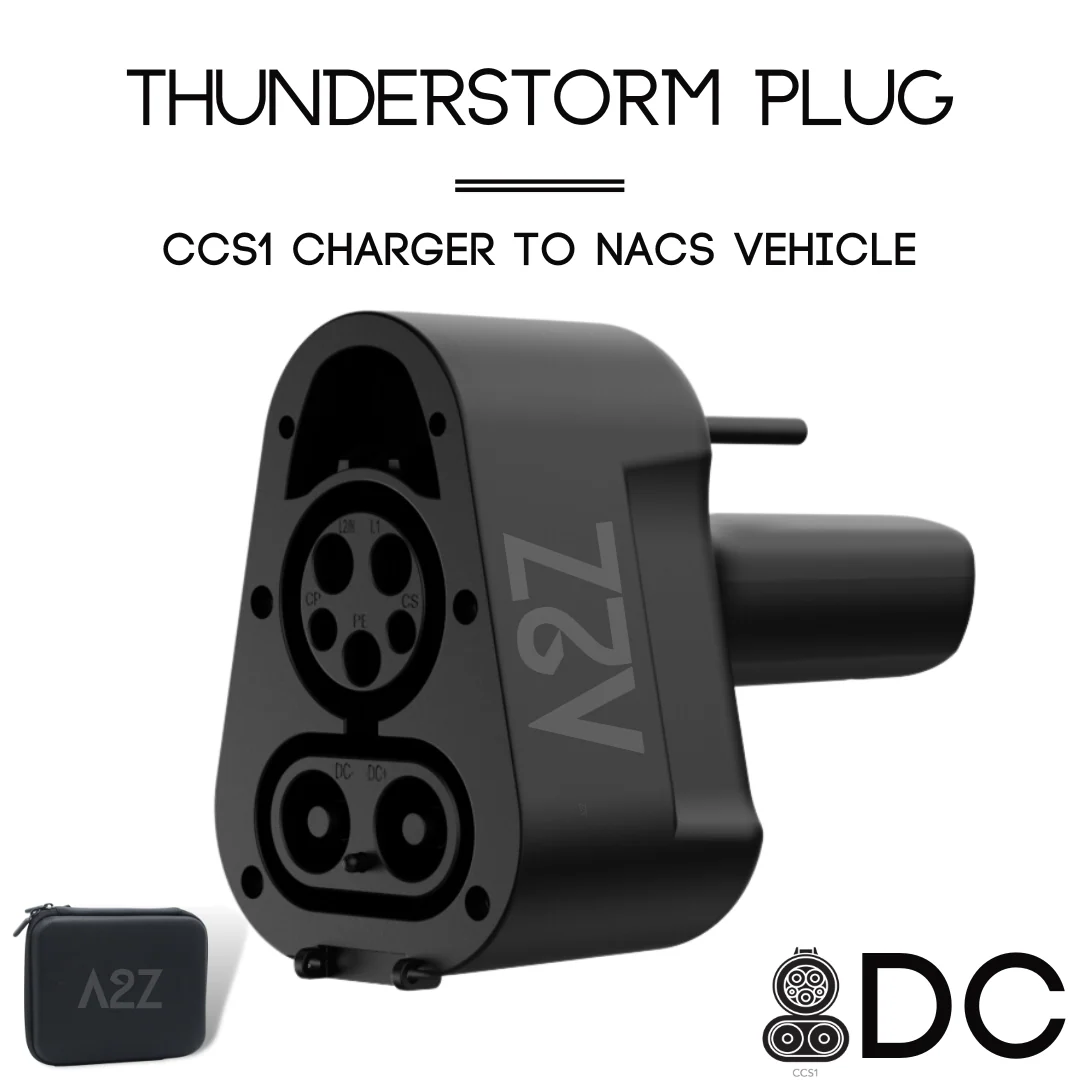 A2Z Thunderstorm Plug: CCS1 to NACS DC Adapter