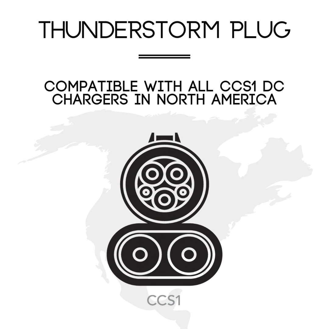 A2Z Thunderstorm Plug: CCS1 to NACS DC Adapter